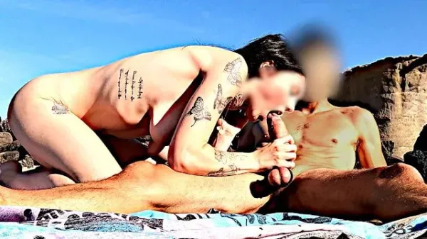 Bitch on the Beach: Hard Dick Exposed to a Slut that Doesn't Resist...