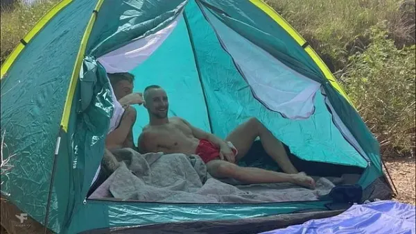 Passionate Beach Encounter with Married Couple